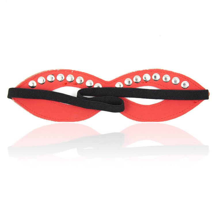 Masker Met Studs - Rood-Laced-up.nl