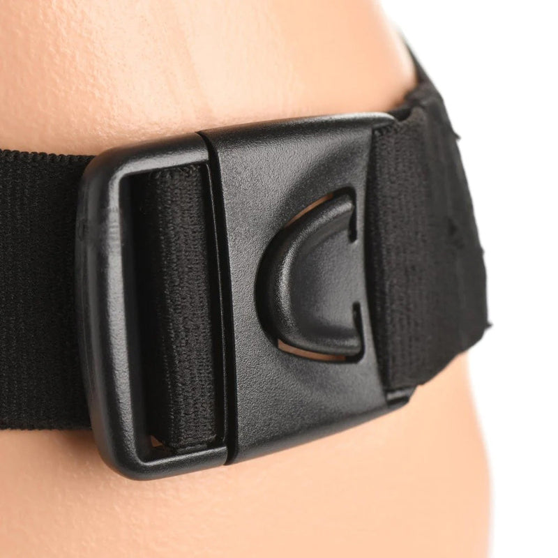 Master Series - Bum-tastic - Buttplug Trainer Set met Harnas - Zwart-Laced-up.nl
