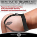 Master Series - Bum-tastic - Buttplug Trainer Set met Harnas - Zwart-Laced-up.nl