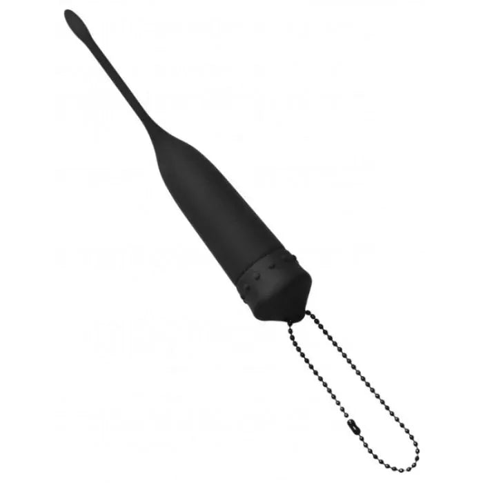 Master Series - Cadence - Vibrerende Siliconen Plasbuis Plug - Sound - Zwart-Laced-up.nl