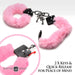 Master Series - Cuffed In Fur - Metalen Handboeien met Kunstbont - Roze-Laced-up.nl