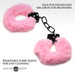 Master Series - Cuffed In Fur - Metalen Handboeien met Kunstbont - Roze-Laced-up.nl