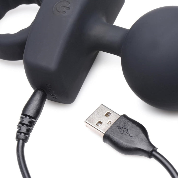 Master Series - Dark Rattler - Vibrerende Anaal Kralen - Met Afstandsbediening-Laced-up.nl