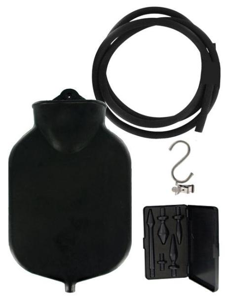 Master Series - Deluxe Enema Set - Zwart-laced-up.nl