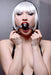 Master Series - Gagged - Ball Gag Met Gaatjes - Metallic Look Zilver-Laced-up.nl