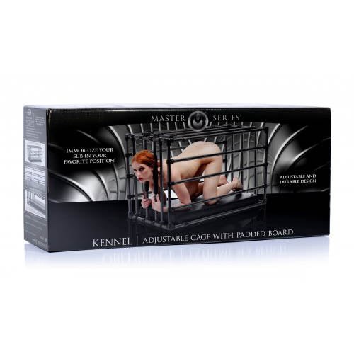 Master Series - Kennel Cage Met Padded Board-Laced-up.nl