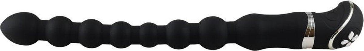 Master Series - Scepter - Anaal Vibrator - 10 snelheden - Siliconen - Zwart-Laced-up.nl