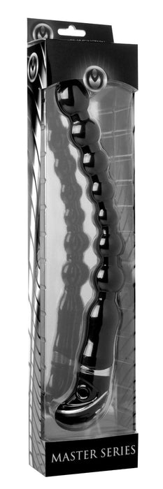 Master Series - Scepter - Anaal Vibrator - 10 snelheden - Siliconen - Zwart-Laced-up.nl