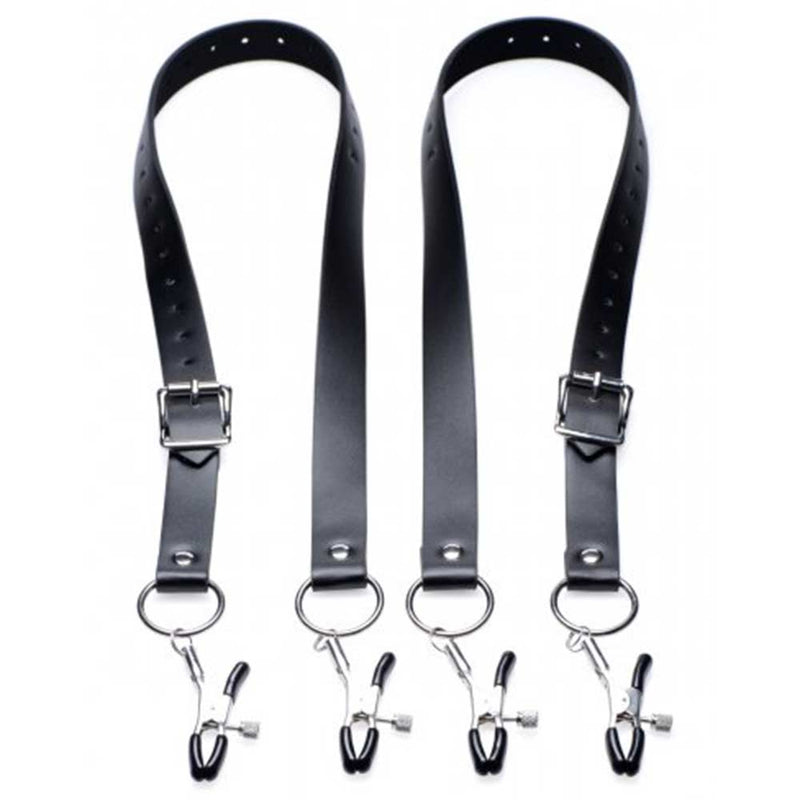 Master Series - Spread XL - Schaamlip Spreiderbanden en Klemmen-Laced-up.nl