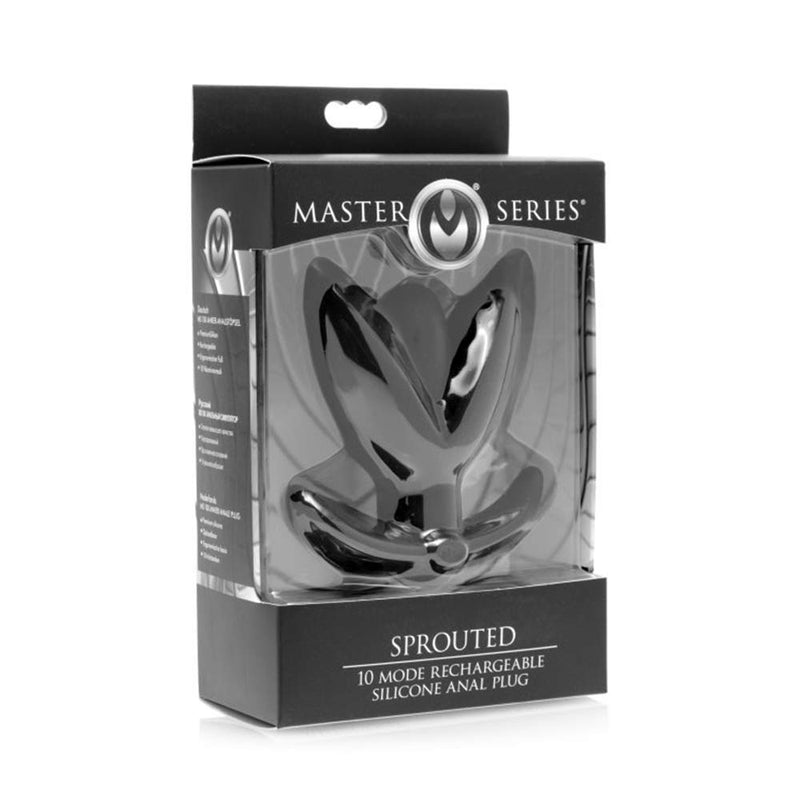 Master Series - Sprouted - 10 Snelheden - Siliconen Vibrerende Buttplug-Laced-up.nl