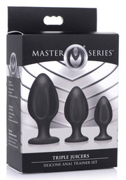 Master Series - Triple Juicers - Siliconen Anaal Trainer Set-laced-up.nl
