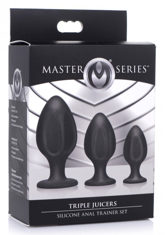 Master Series - Triple Juicers - Siliconen Anaal Trainer Set-laced-up.nl