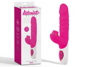 Melody Woo - Clit Kisser - Luchtdruk en Stotende Vibrator - Roze-laced-up.nl