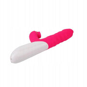 Melody Woo - Clit Kisser - Luchtdruk en Stotende Vibrator - Roze-laced-up.nl