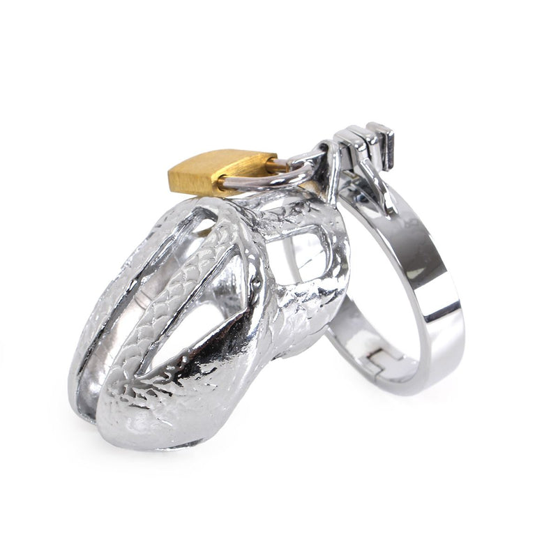 Metalen Kuisheidskooi Classic Small Inclusief slotje - Voor de Kleiner geschapen man-Laced-up.nl