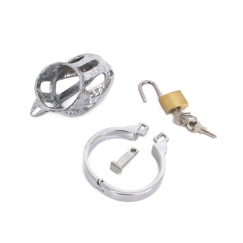 Metalen Kuisheidskooi Classic Small Inclusief slotje - Voor de Kleiner geschapen man-Laced-up.nl