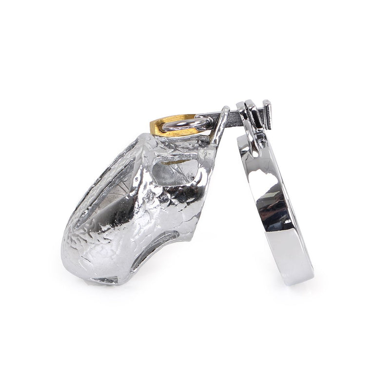 Metalen Kuisheidskooi Classic Small Inclusief slotje - Voor de Kleiner geschapen man-Laced-up.nl