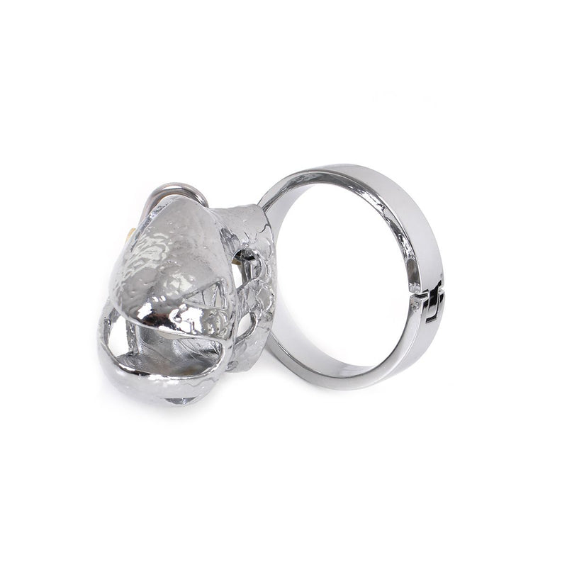 Metalen Kuisheidskooi Classic Small Inclusief slotje - Voor de Kleiner geschapen man-Laced-up.nl