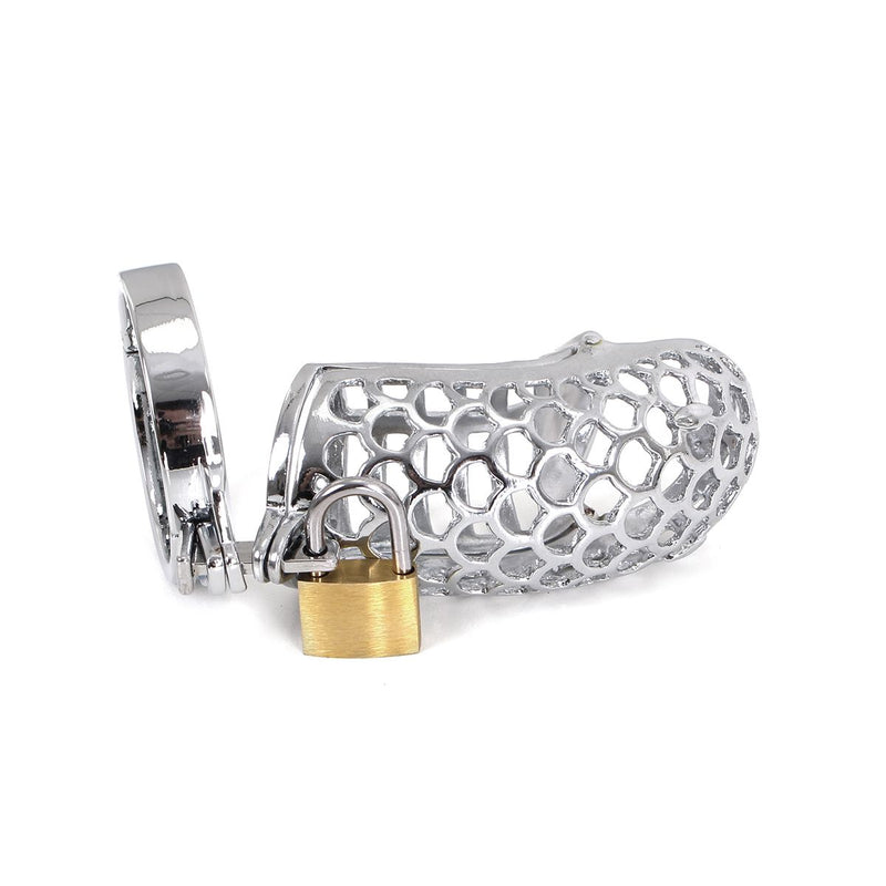 Metalen Kuisheidskooi Met slangekop Snake Inclusief slotje-Laced-up.nl