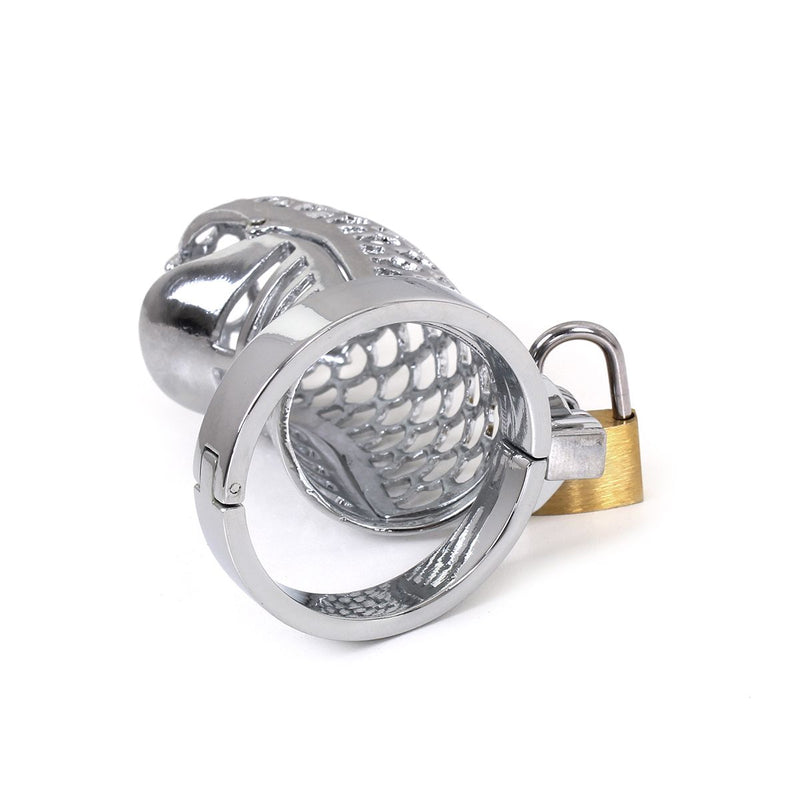 Metalen Kuisheidskooi Met slangekop Snake Inclusief slotje-Laced-up.nl