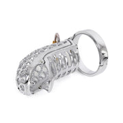 Metalen Kuisheidskooi Met slangekop Snake Inclusief slotje-Laced-up.nl
