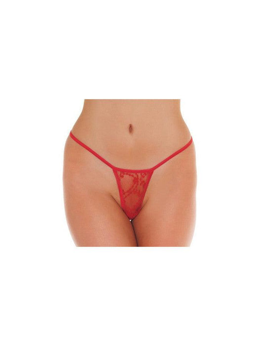 Amorable - Mini Tanga String - Rood - One Size-Erotiekvoordeel.nl