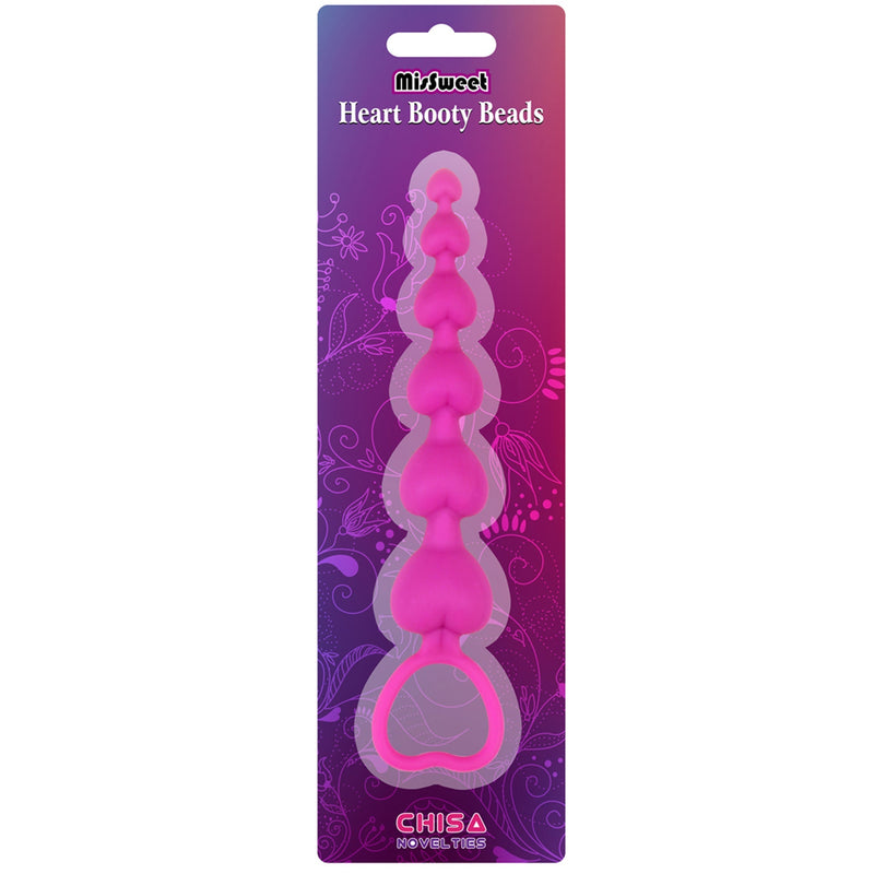 MisSweet - Heart Booty Beads - Roze-laced-up.nl