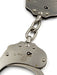 Mister B Cuff Double Lock Stalen Politiehandboeien Met Ketting - Zilver-Laced-up.nl