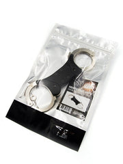 Mister B Cuffs Double Lock Rigid Steel Politiehandboeien-Laced-up.nl