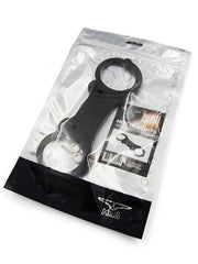 Mister B Cuffs - Double Lock Rigid Steel - Polizeihandschellen - Schwarz-Laced-up.nl