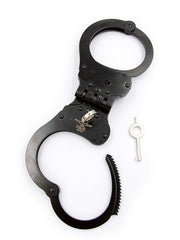 Mister B Cuffs - Gelenk-Polizeihandfesseln - Schwarz-Laced-up.nl