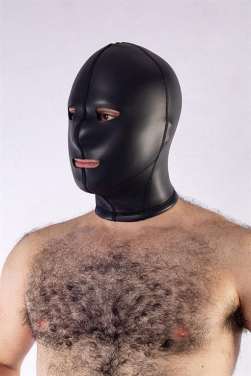 Mister B - Masker - Neoprene Hood - Ogen en Mond Open-Laced-up.nl