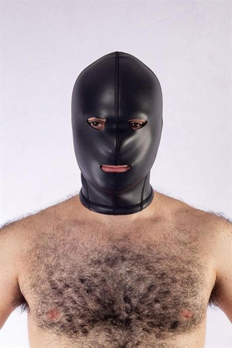 Mister B - Masker - Neoprene Hood - Ogen en Mond Open-Laced-up.nl