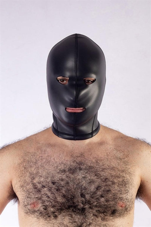 Mister B - Masker - Neoprene Hood - Ogen en Mond Open-Laced-up.nl