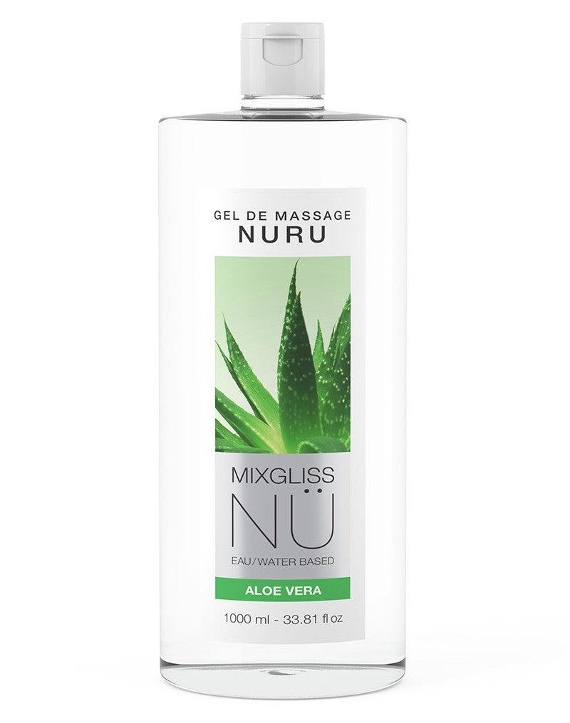 Mixgliss - NU Aloe Vera - 2-in-1 Massagegel en Glijmiddel op Waterbasis-Erotiekvoordeel.nl