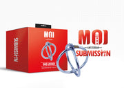 Moi - Duo Locked - Verchroomde bolvormige polsboeien - RVS - Zilver-Laced-up.nl
