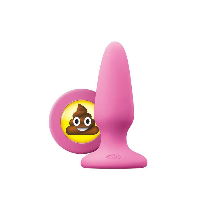 Moji's - SHT - Buttplug met Emoji - Medium - Roze-Laced-up.nl