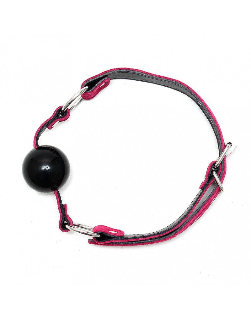 Rimba - Mondknevel Met Siliconen bal - Roze-Laced-up.nl