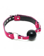 Rimba - Mondknevel Met Siliconen bal - Roze-Laced-up.nl