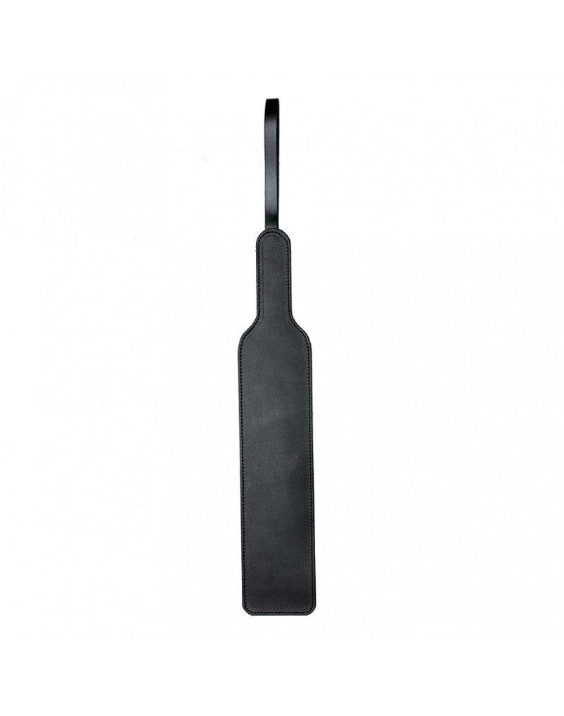 Mooie basic paddle Van 40 cm gemaakt Van glad dubbel leder - Zwart-Laced-up.nl