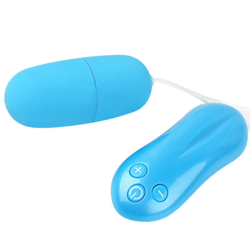 Mouse - Vibrerend Eitje met Afstandsbediening - Blauw-laced-up.nl