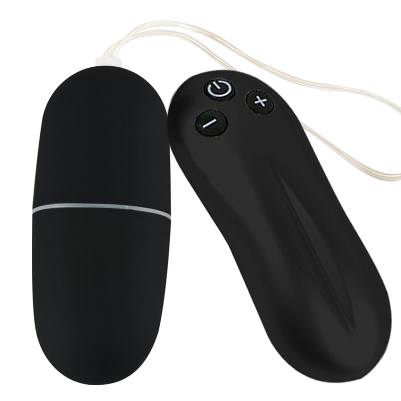 Mouse - Vibrerend Eitje met Afstandsbediening - Zwart-laced-up.nl