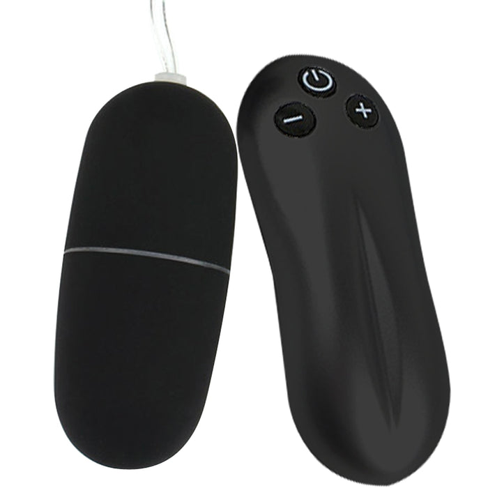 Mouse - Vibrerend Eitje met Afstandsbediening - Zwart-Erotiekvoordeel.nl