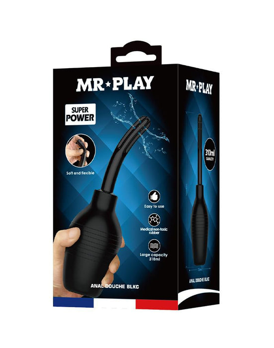 Mr. Play - Anaal Douche - Spray Nozzle - Zwart-Laced-up.nl