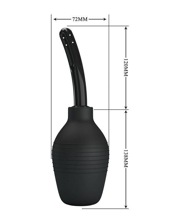 Mr. Play - Anaal Douche - Spray Nozzle - Zwart-Laced-up.nl