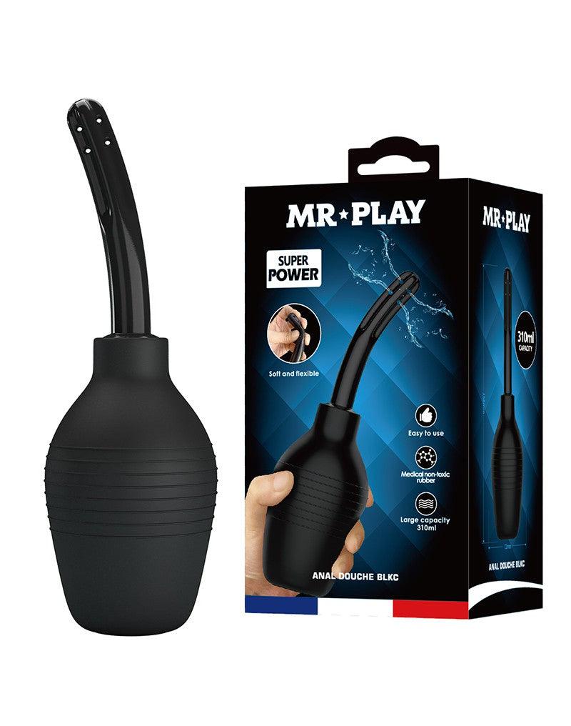 Mr. Play - Anaal Douche - Spray Nozzle - Zwart-Laced-up.nl