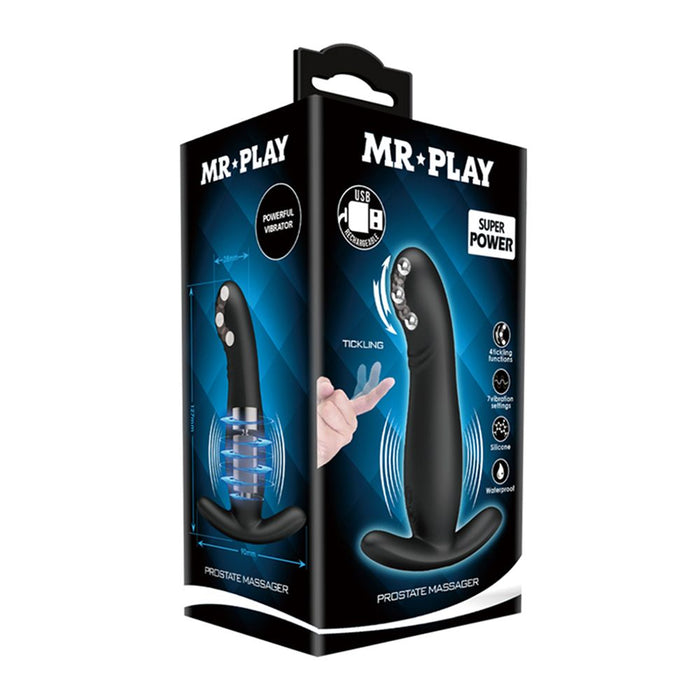 Mr. Play Prostaat Massager – Krachtige Stimulatie met Bewegende Kop-Erotiekvoordeel.nl