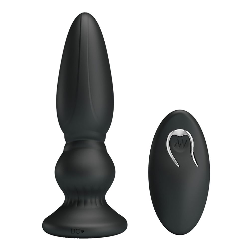 Mr. Play Vibrerende oplaadbare anaal plug Met Afstandsbediening - buttplug Extra-Erotiekvoordeel.nl
