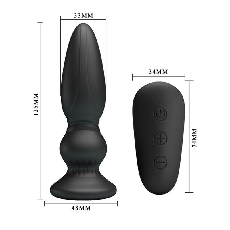 Mr. Play - Vibrerende Anaal plug Met Afstandsbediening - Buttplug Extra-Laced-up.nl
