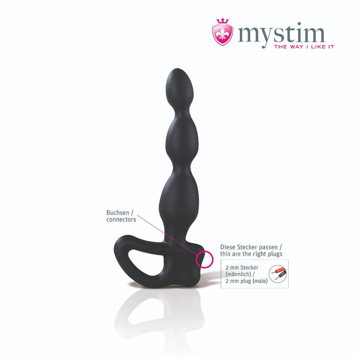 Mystim - Electrosex - Big Bend-It! - Buigbare Buttplug-Laced-up.nl